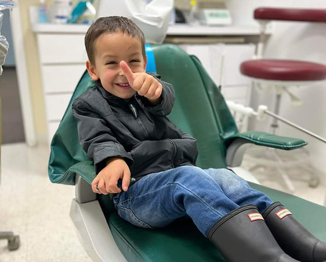 Happy Child Patient