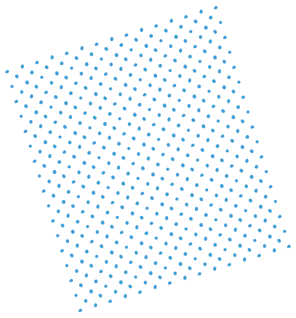 blue dots