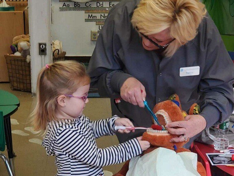 tooth brushing stuffed animals