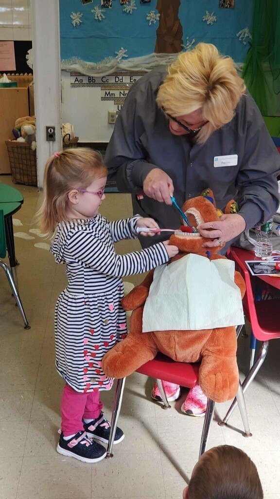tooth brushing stuffed animals